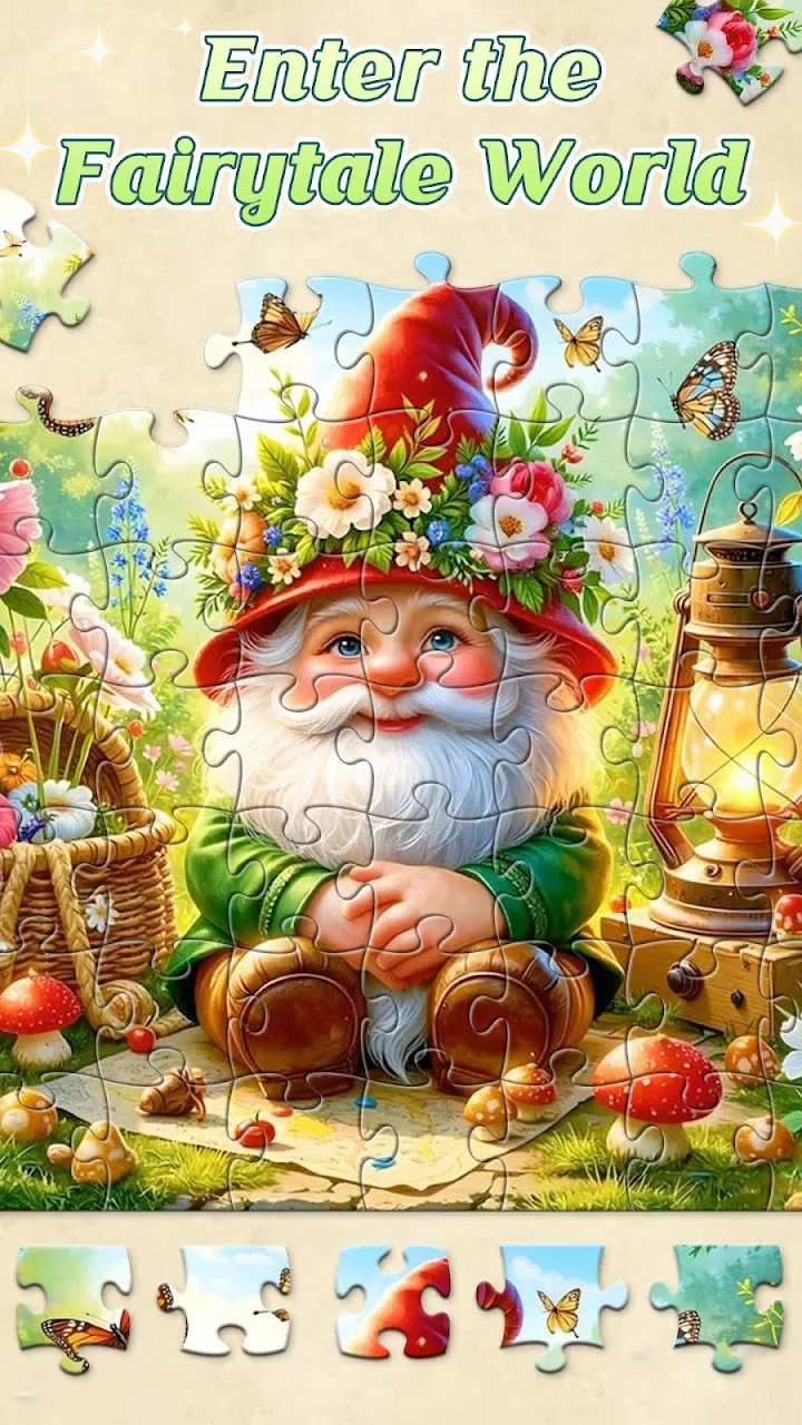 Nebelige Gärten Illustration